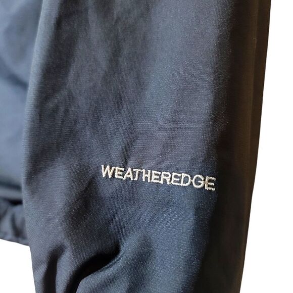 Eddie Bauer Weatheredge Packable Black Zip Hooded Windbreaker Jacket - Picture 8 of 10